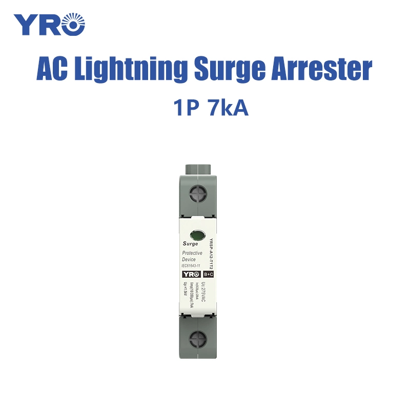 1P 20-40kA 7kA AC Lightning Surge Arrester