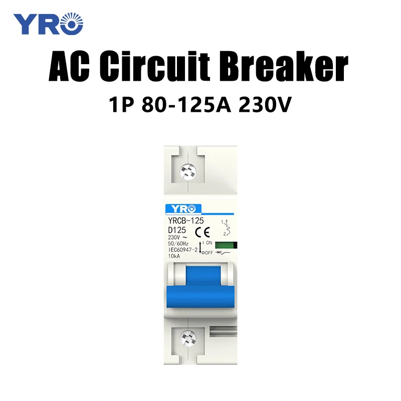 1P 6-63A 220V AC Circuit Breaker