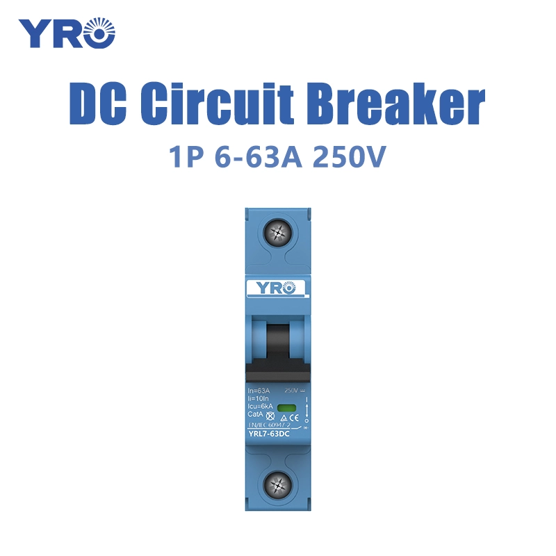 1P 6-63A 250V DC Circuit Breaker