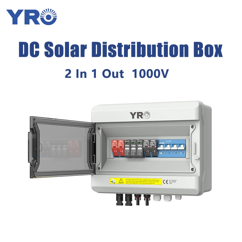 2 In 1 Out 1000V DC Solar Distribution Box