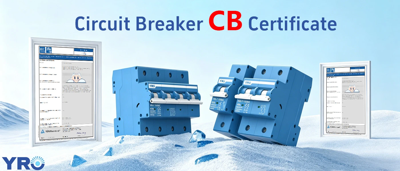 YRO Miniature Circuit Breakers Receive TUV CB Certification, Supporting Global Market Applications