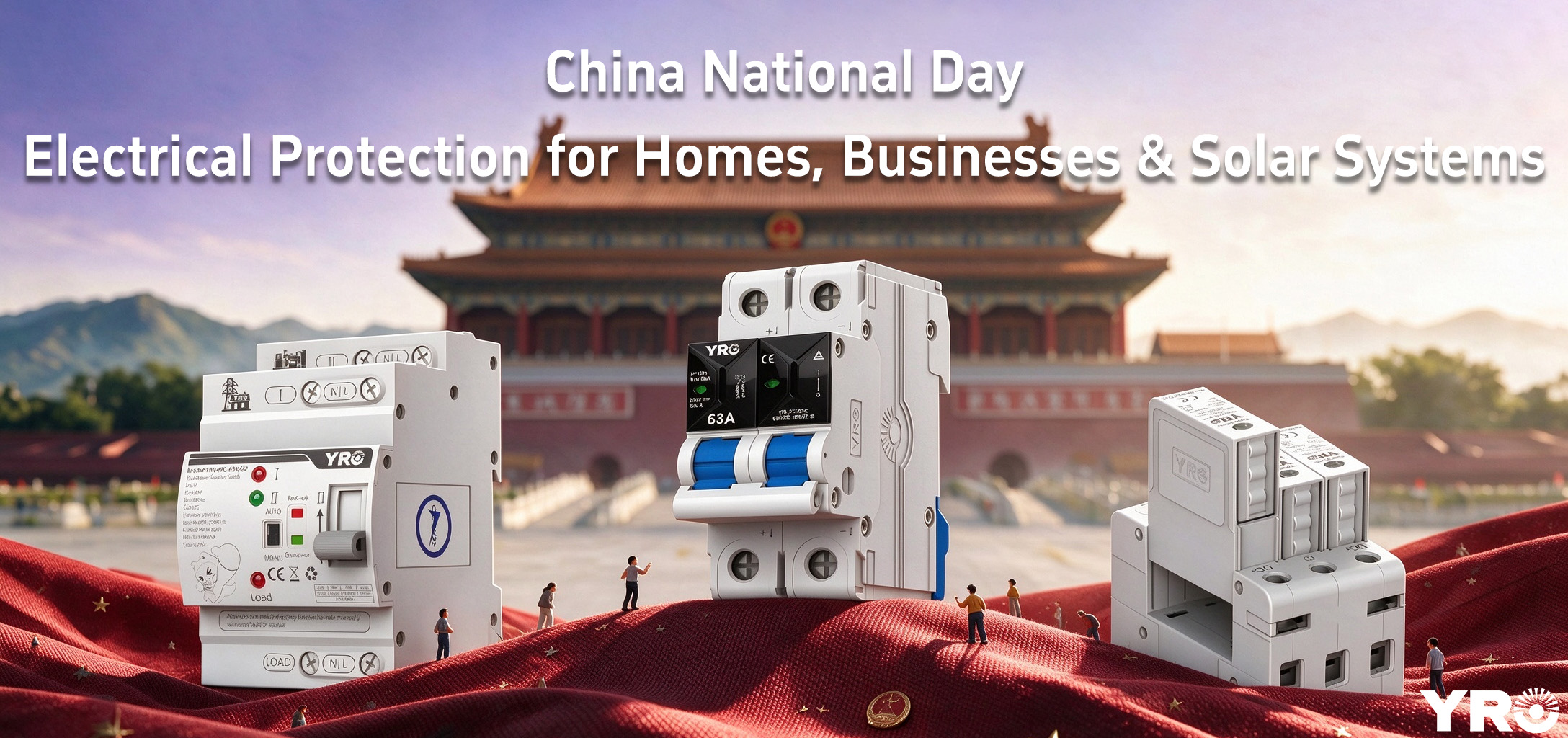 China National Day: Electrical Protection for Homes, Businesses and Solar Systems