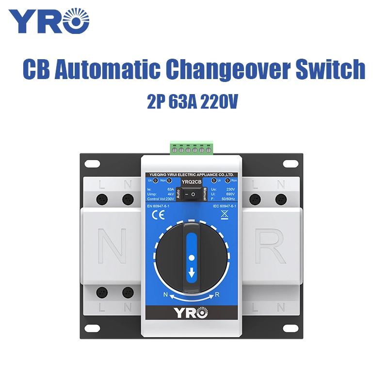 2P 63A 220V Class B CB ATS