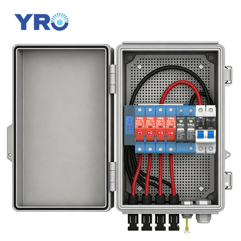 4 In 1 Out 500V DC ABS Distribution Box