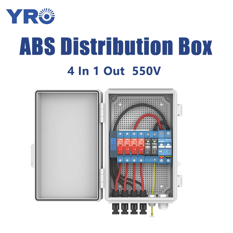 4 In 1 Out 550V DC ABS Distribution Box