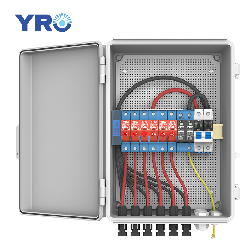 6 In 1 Out 500V DC ABS Distribution Box