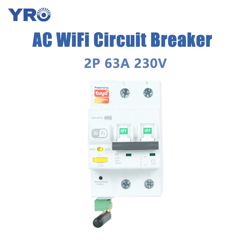 63A 2P 230V WiFi AC Circuit Breaker