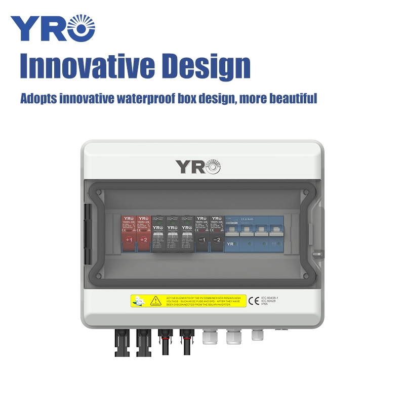 2 In 1 Out 1000v Dc Solar Distribution Box