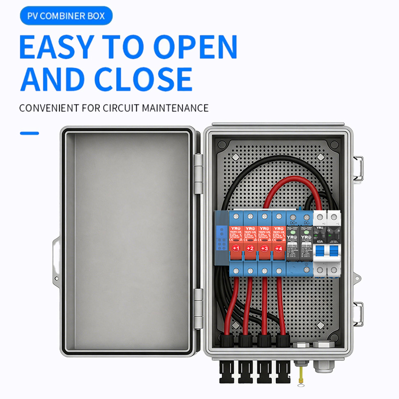 4 In 1 Out 500V DC ABS Distribution Box