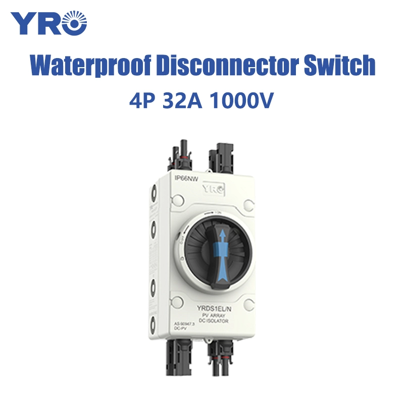 IP66 4P 32A 1000V 2 Strings Top In Bottom Out